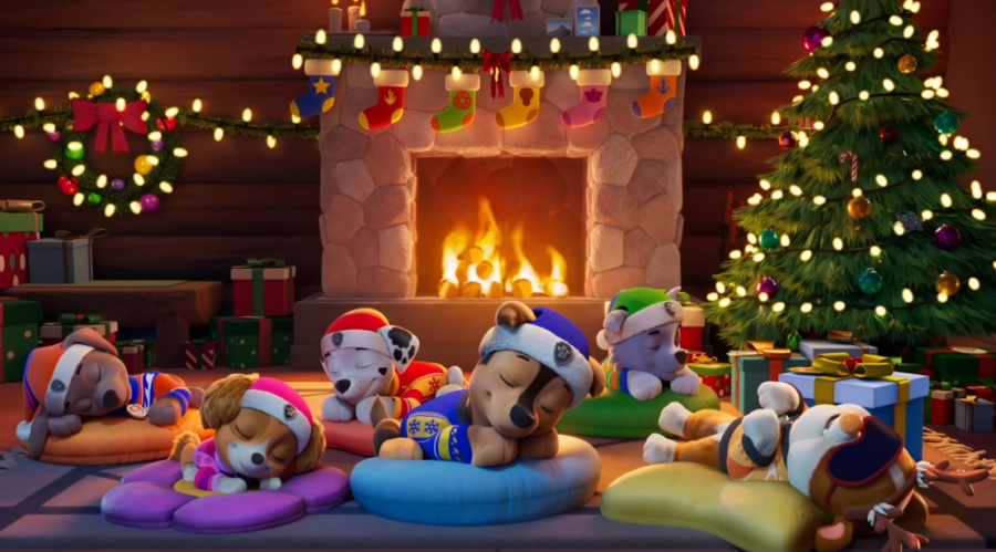 Bluey en PAW Patrol Yule Log voor de Feestdagen